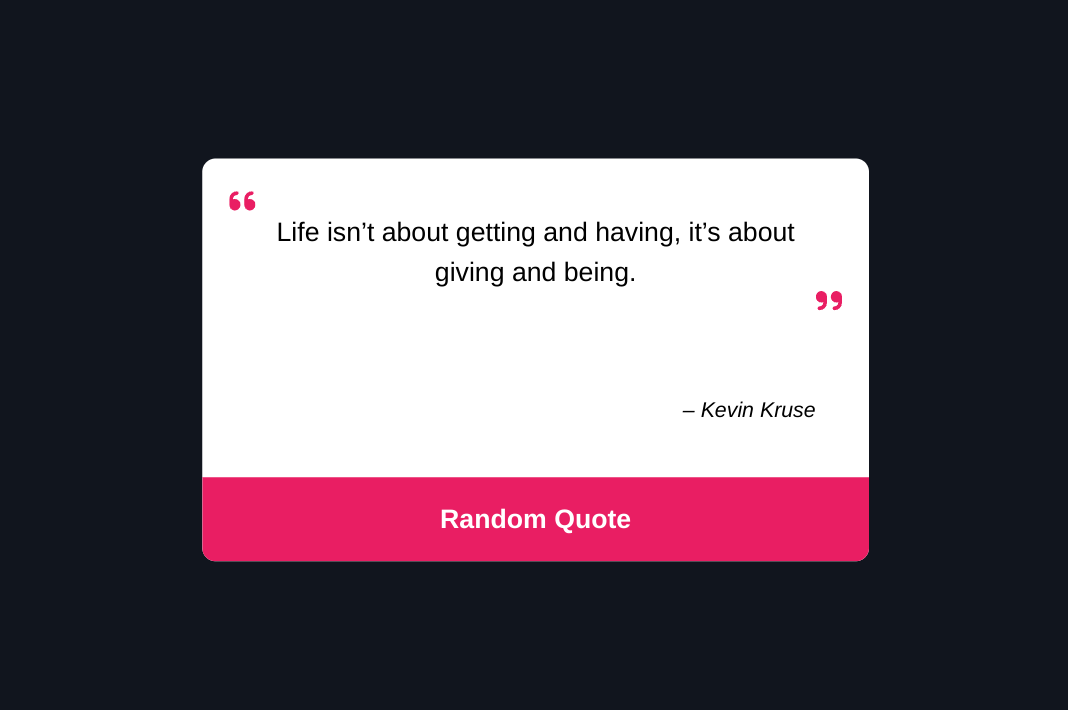 Random Quote Machine Project